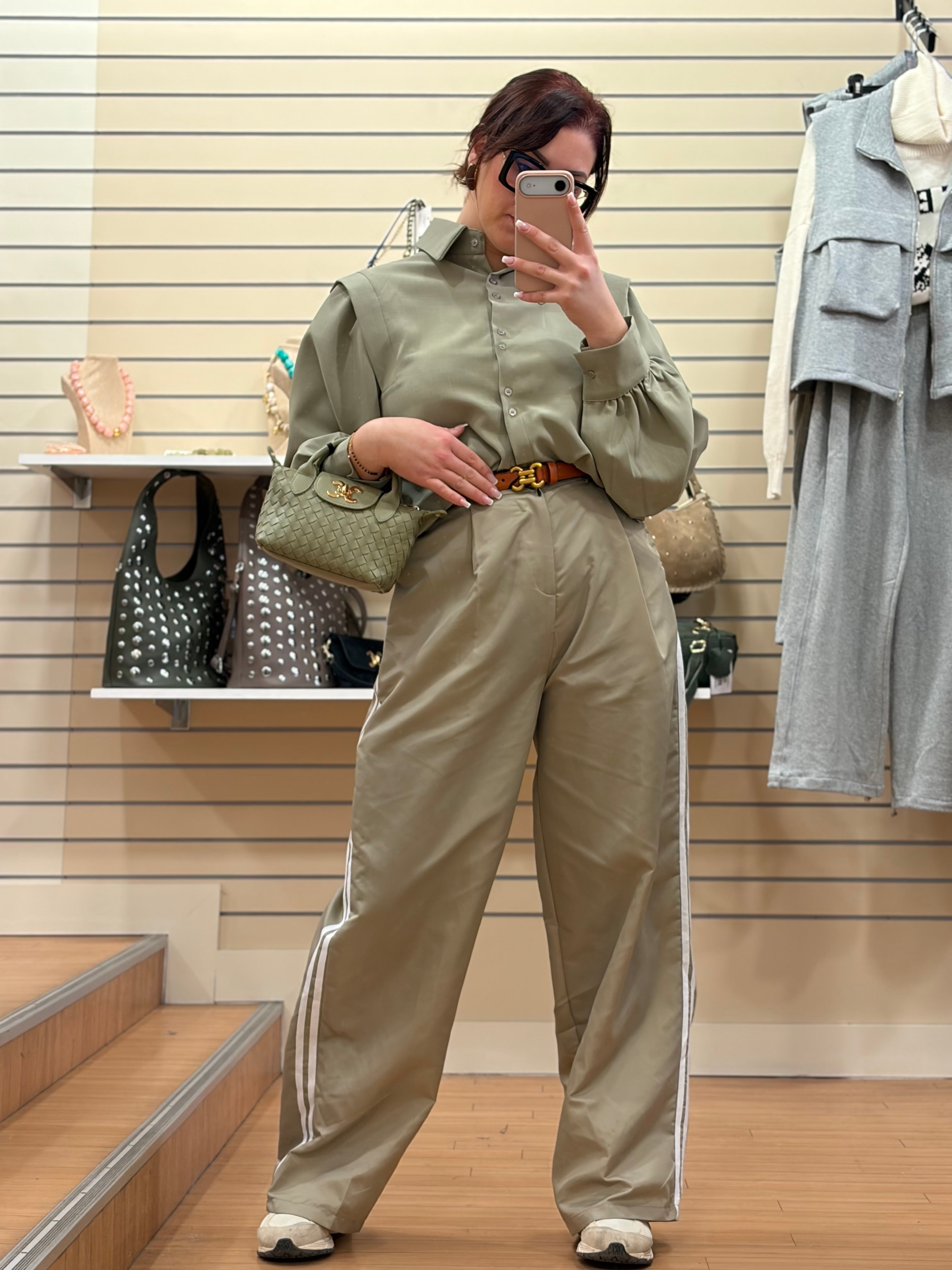 Pantalon parachute