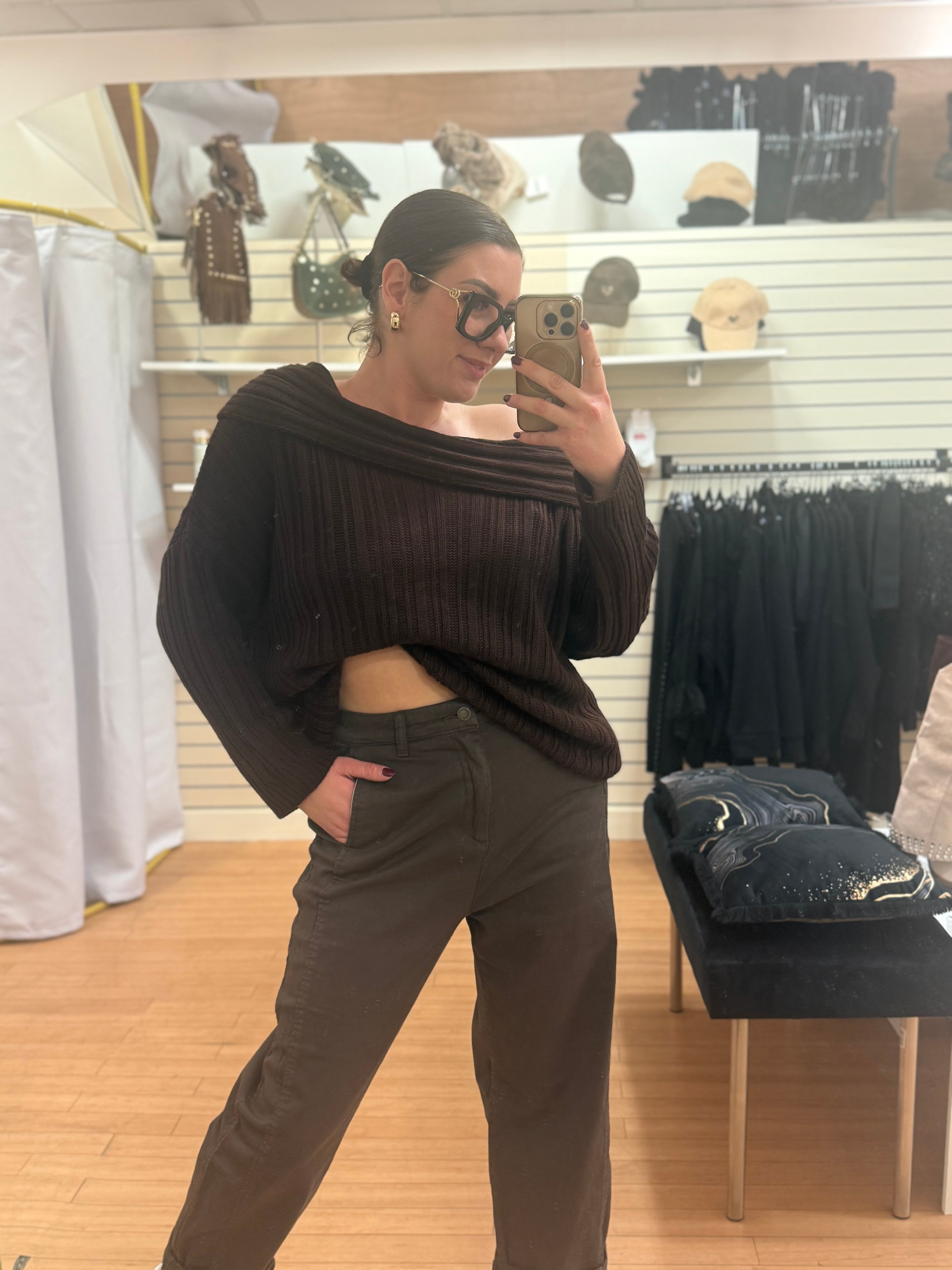 Pull Col Bateau GINA