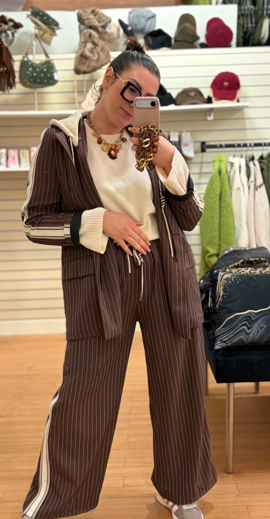 Pantalon ligné