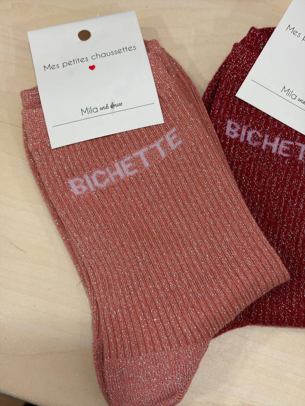 Chaussettes Slogan BICHETTE