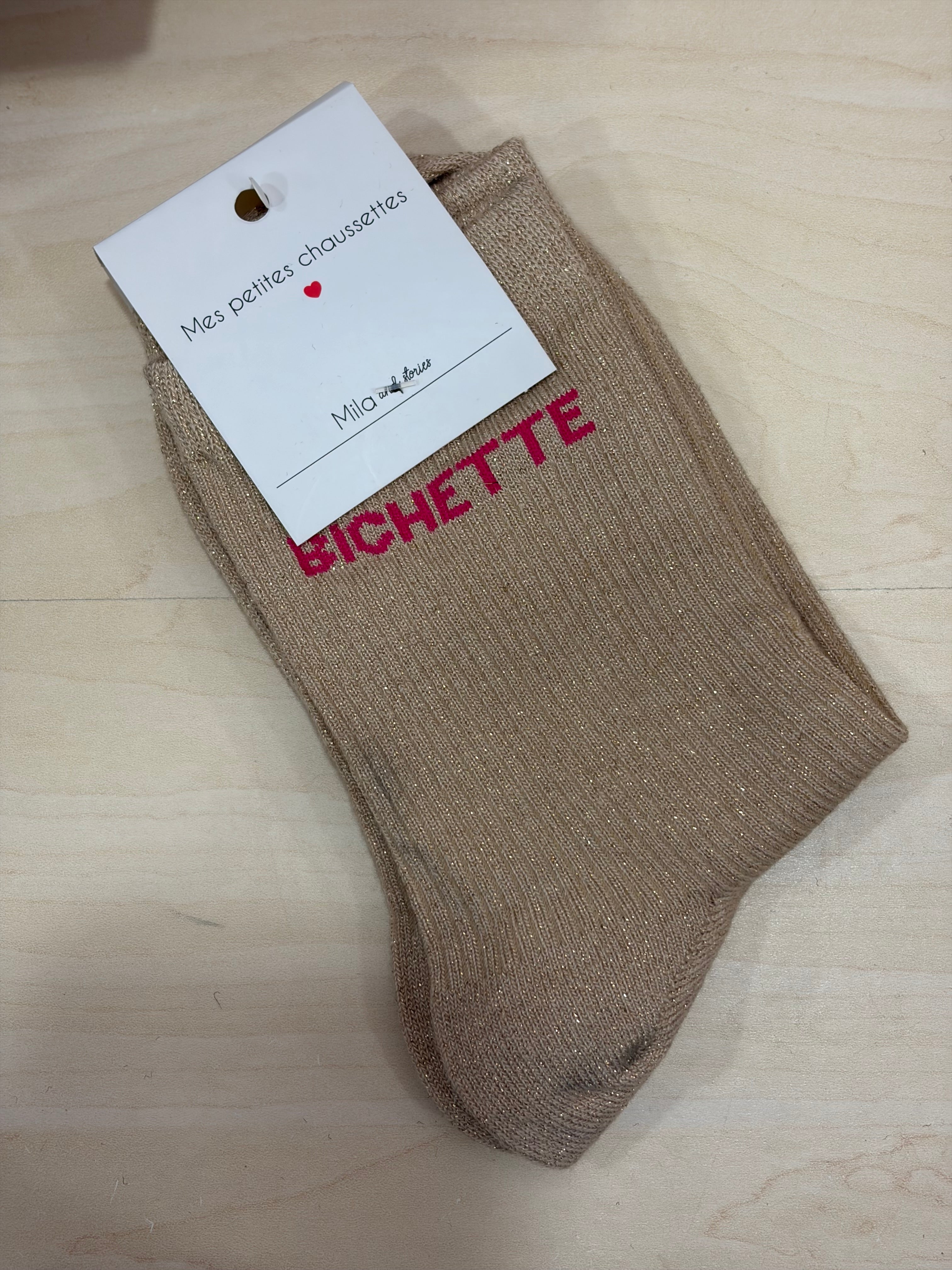 Chaussettes Slogan BICHETTE