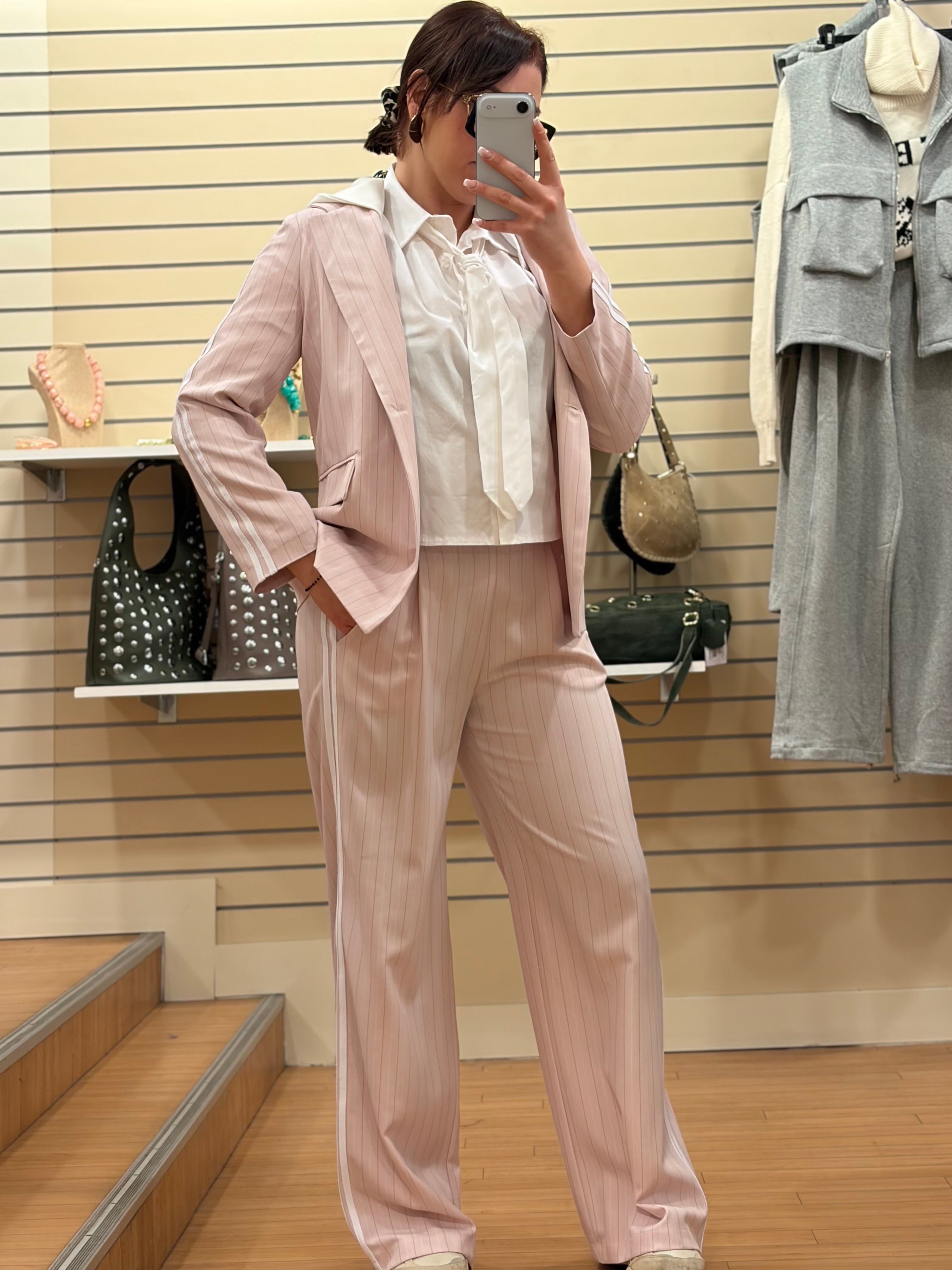 Pantalon rayé