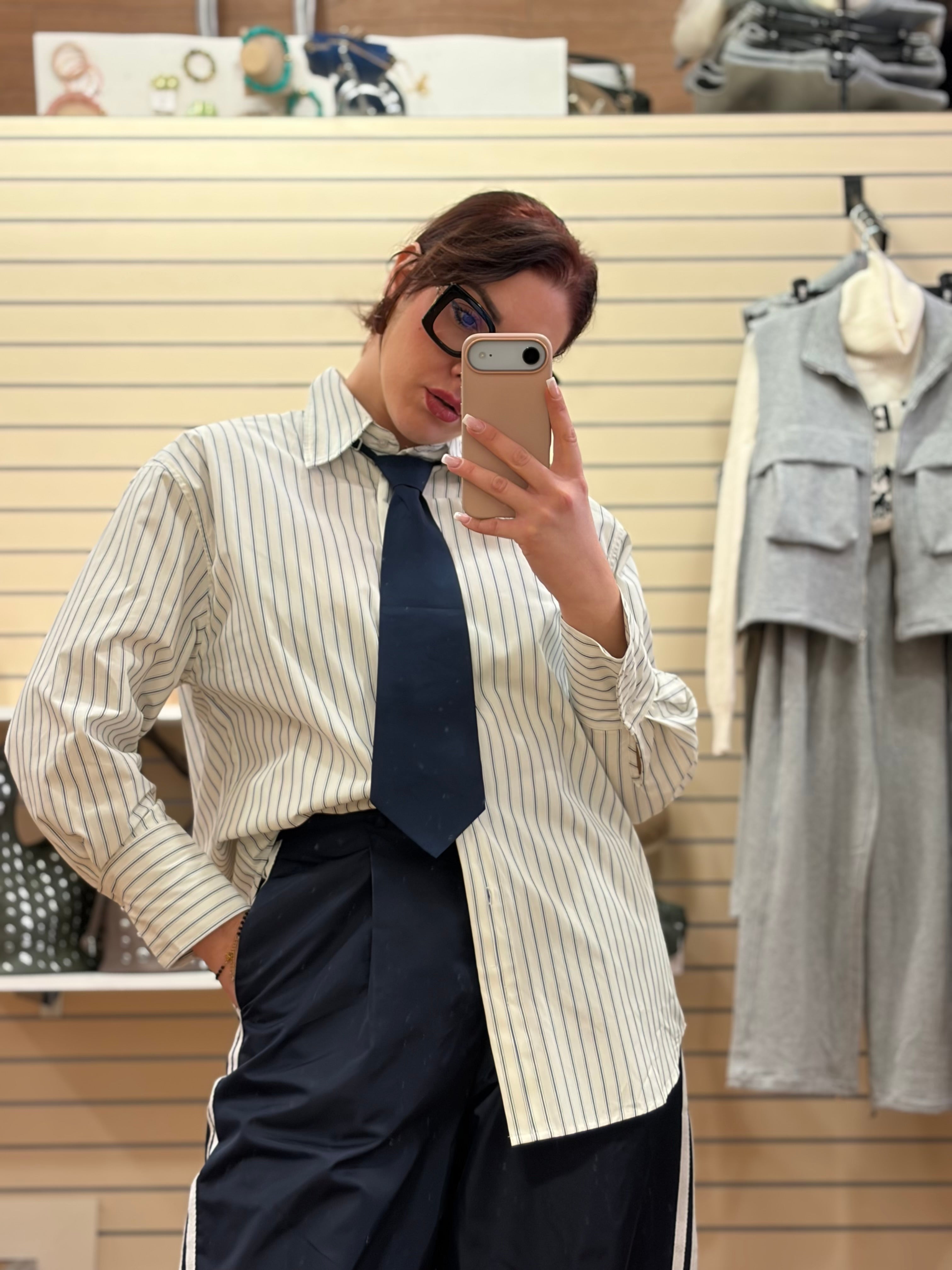 Chemise cravate