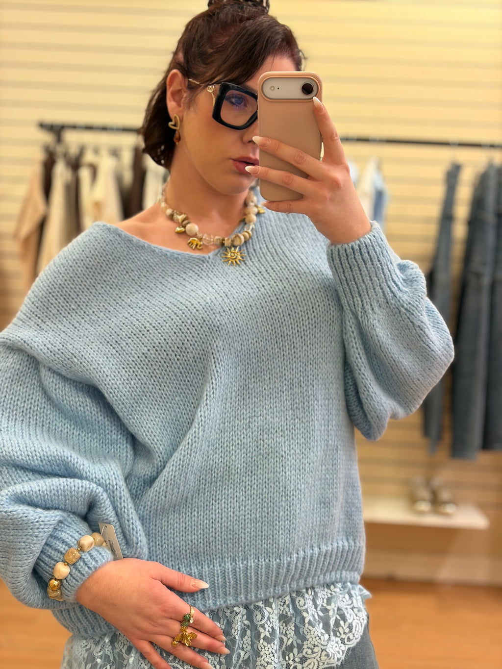 Pull dentelle LIANA