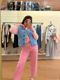 Veste bouclettes sans manches