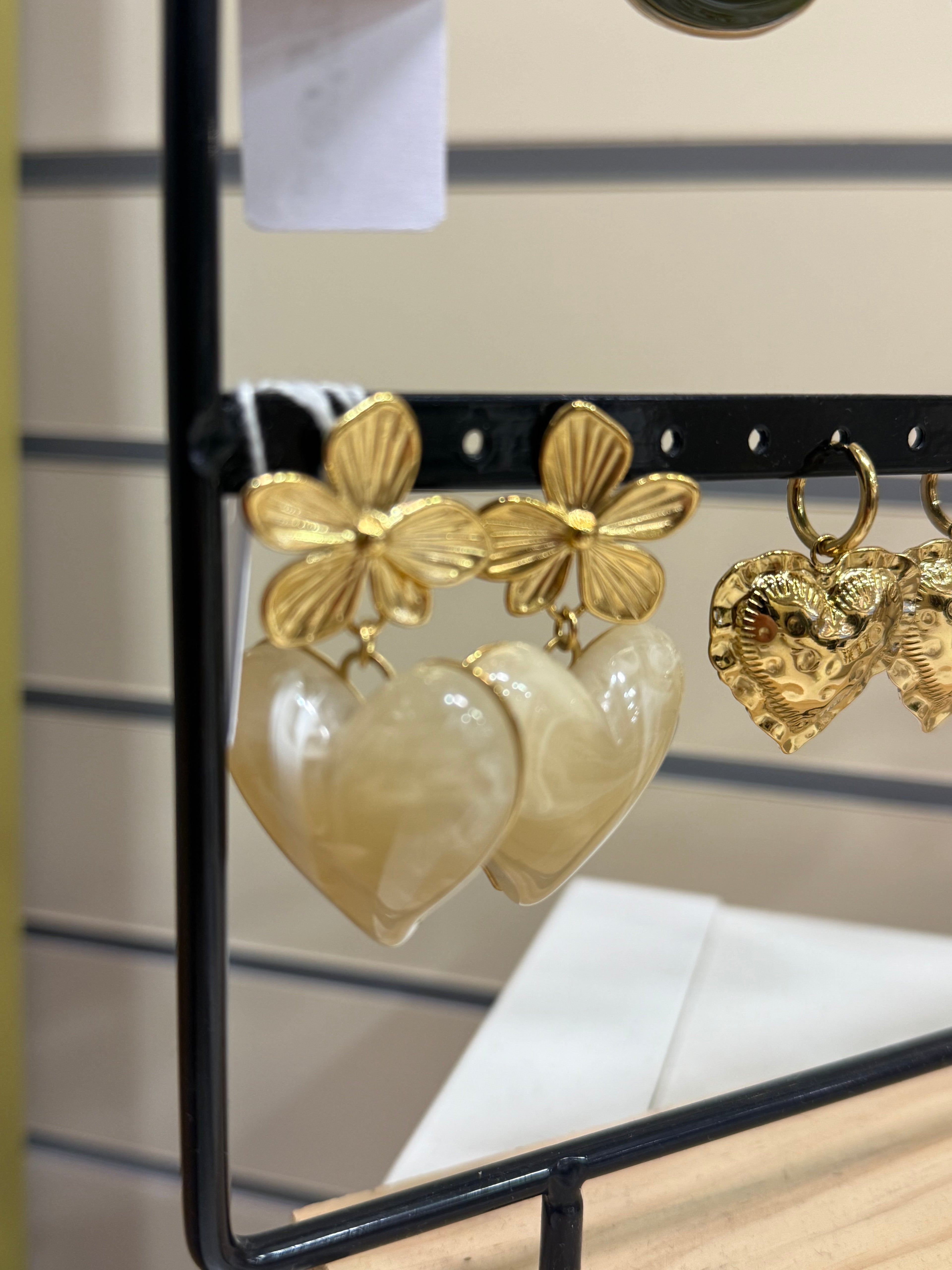 Boucles d’oreilles CUORE/fleur