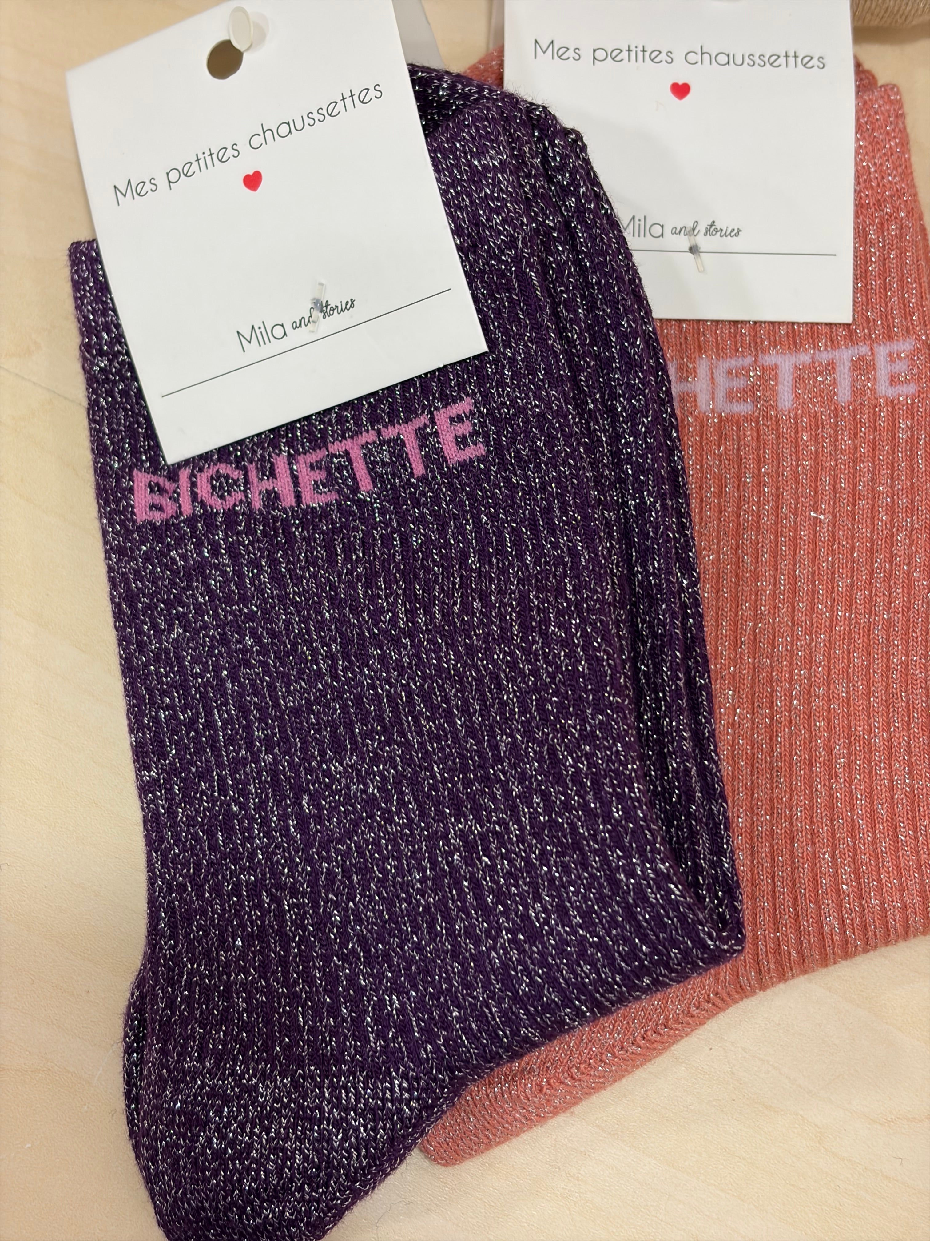 Chaussettes Slogan BICHETTE