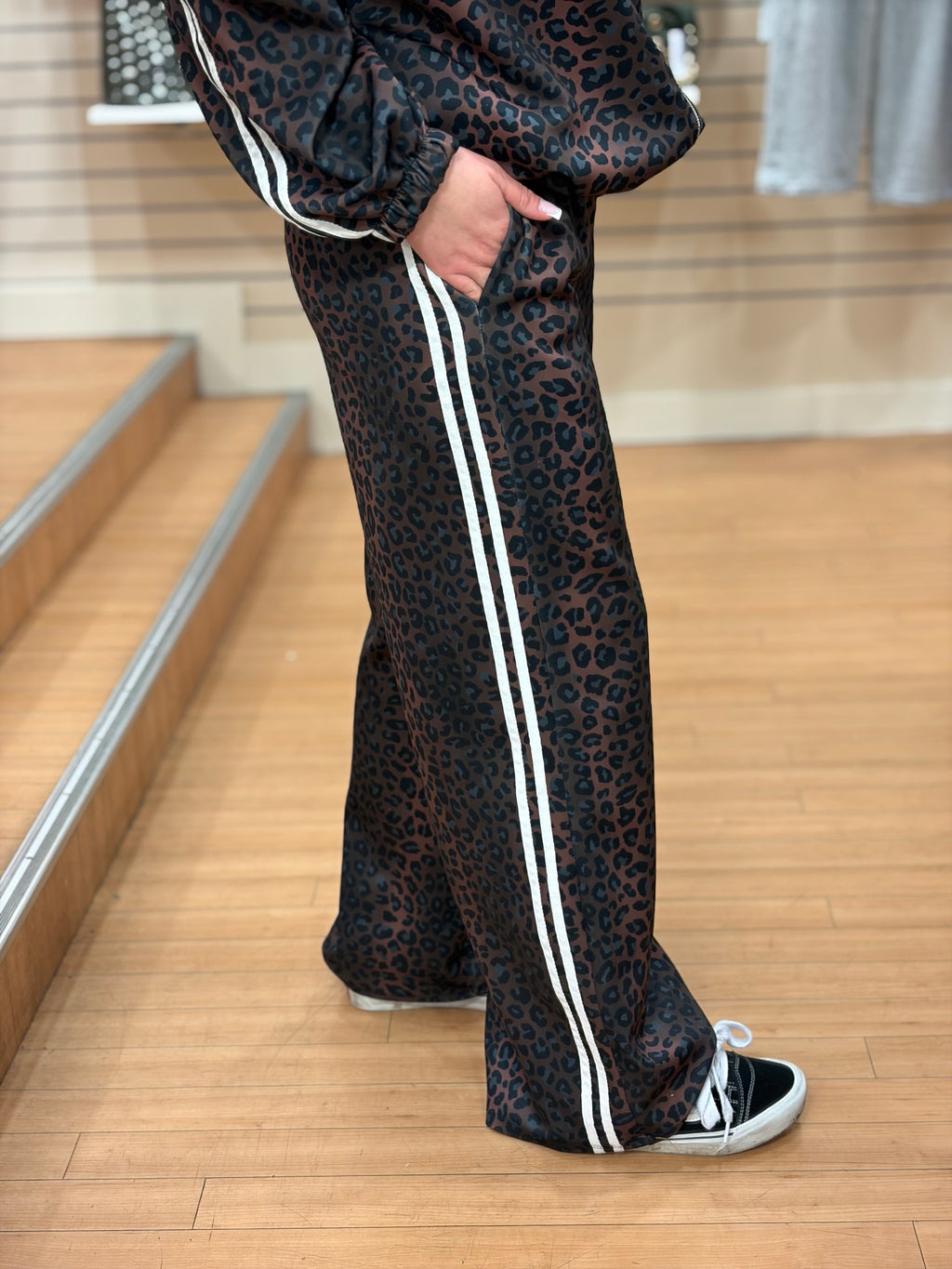 Veste jogging léopard